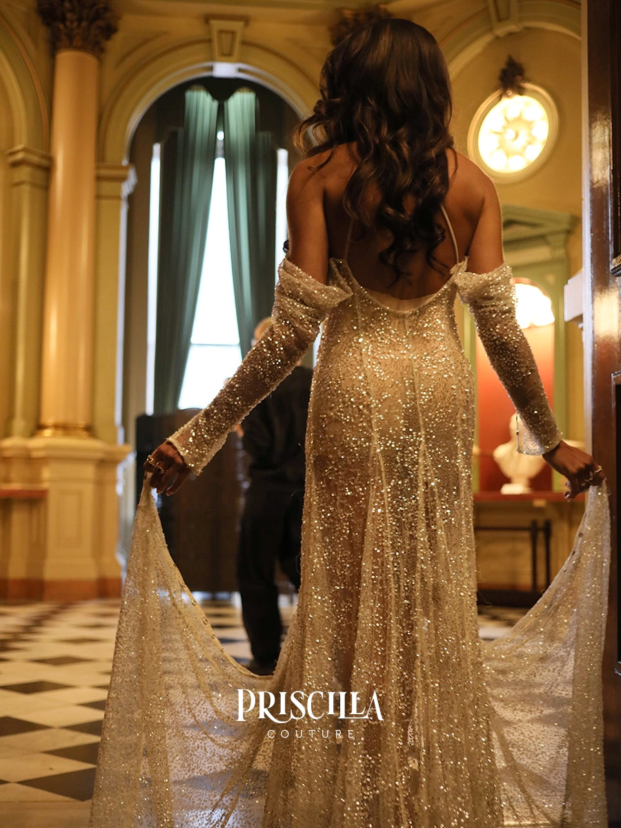 Priscilla Couture | Seduced Crystal Beaded Wedding Dress