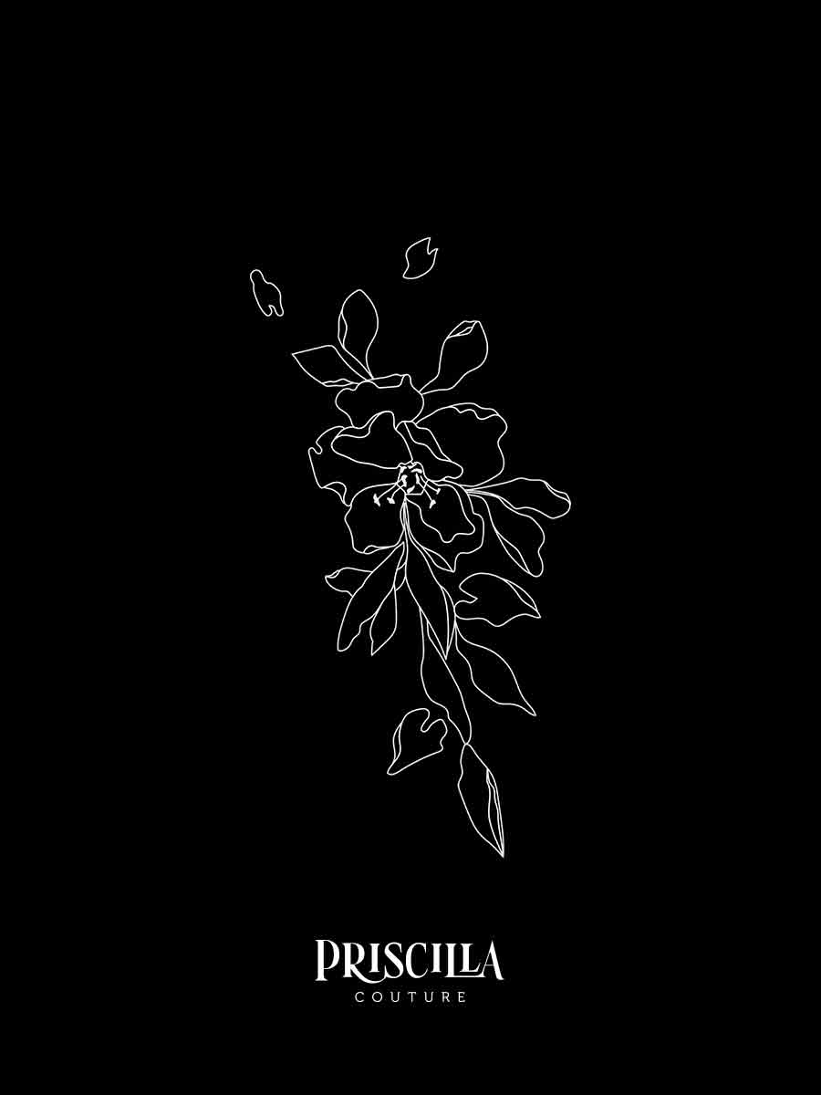 Priscilla Couture flower illustration