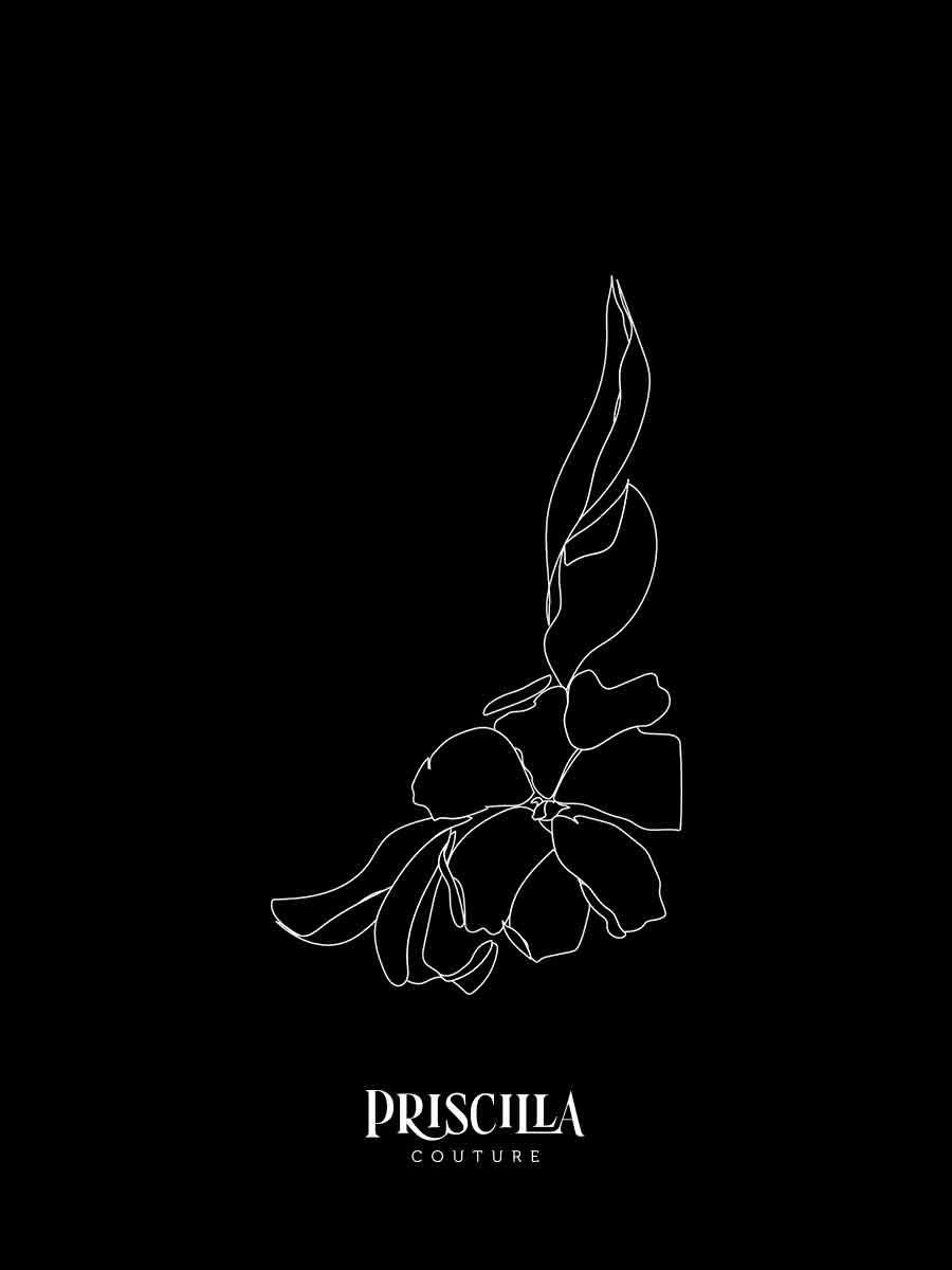 Priscilla Couture flower illustration